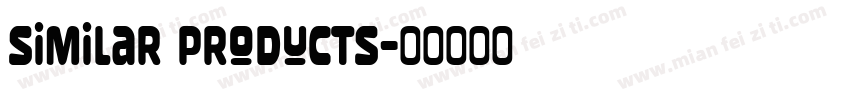 similar products字体转换